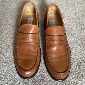 Barneys New York, Tan Leather Loafers, size 11